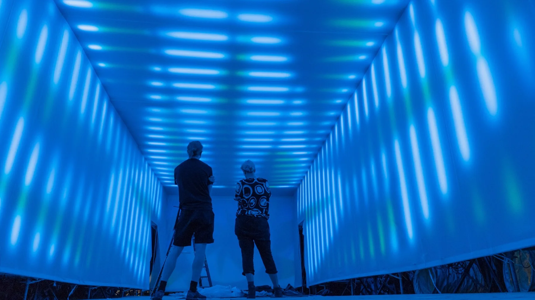 Portal to Flatland by Magenta Field being tested on site